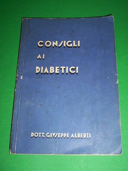Medicina Pubblicità Buitoni - G. Alberti - Consigli ai diabetici … | Immagine principale