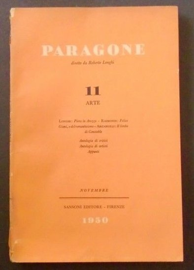 Mensile di Arte Figurativa e Letteratura - Paragone - Anno … | Immagine principale