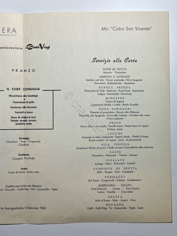 Menu Viaggi - Capodanno in Crociera - M/N Cabo San …