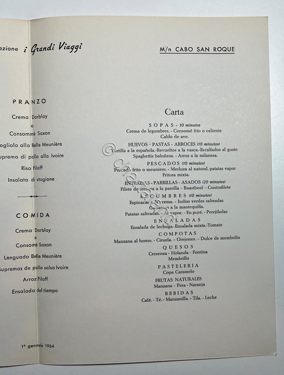 Menu Viaggi - Crociera di Capodanno - M/n Cabo San …