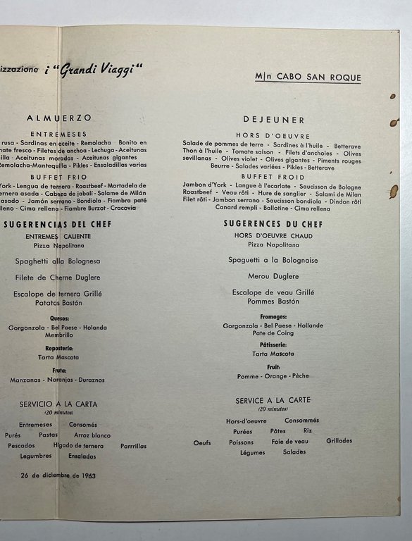 Menu Viaggi - Crociera di Capodanno - M/n Cabo San …