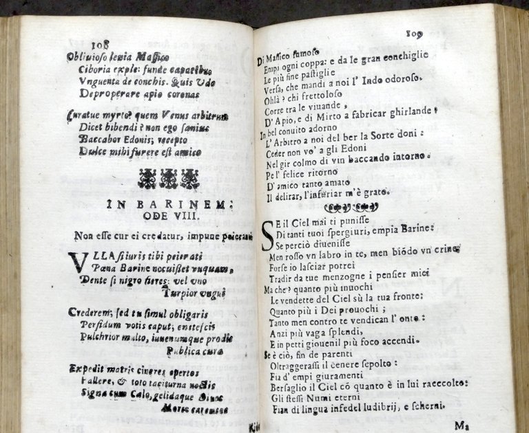 Metamorfosi lirica d'Horatio parafrasato e moralizato da Loreto Mattei - …
