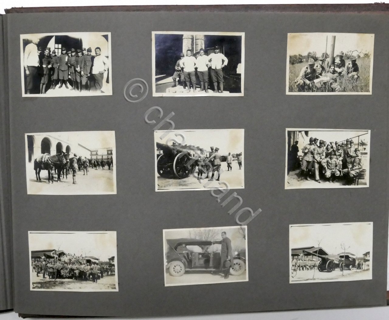 Militaria - Album fotografie Accademia Militare zona confine Jugoslavia anni …