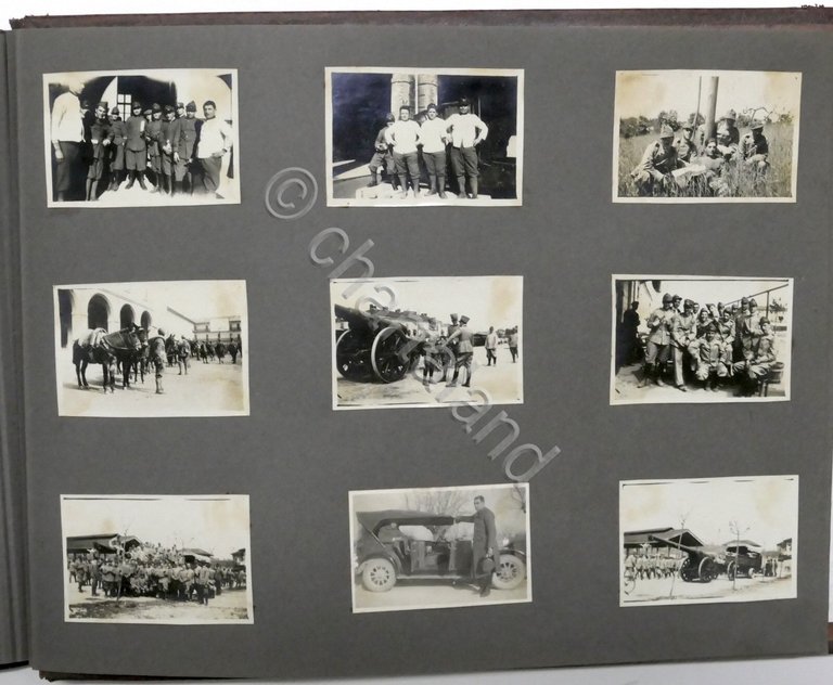 Militaria - Album fotografie Accademia Militare zona confine Jugoslavia anni '20