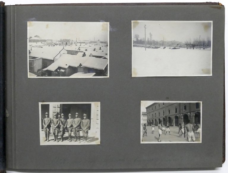 Militaria - Album fotografie Accademia Militare zona confine Jugoslavia anni …