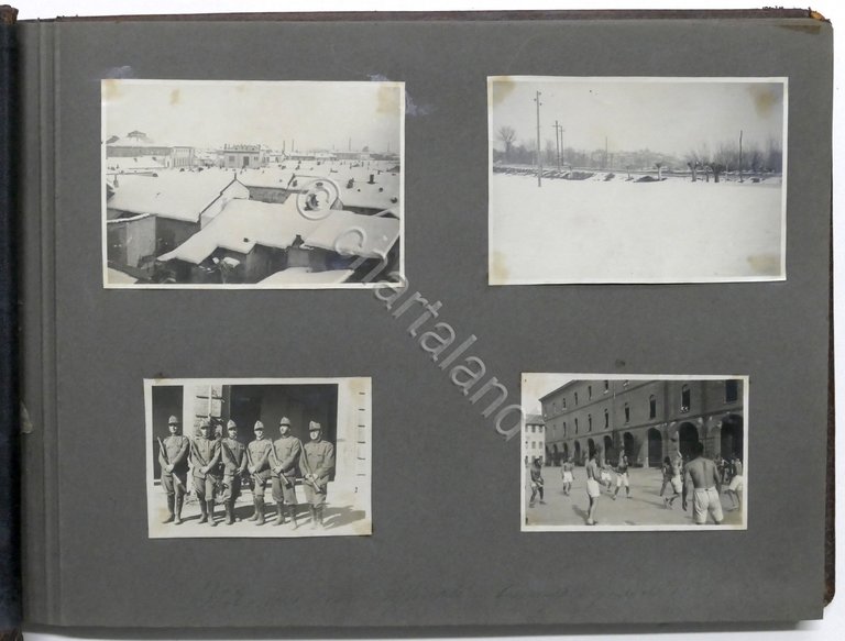 Militaria - Album fotografie Accademia Militare zona confine Jugoslavia anni …