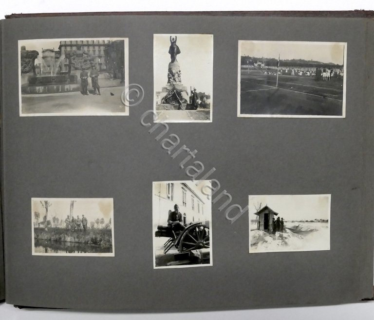 Militaria - Album fotografie Accademia Militare zona confine Jugoslavia anni …