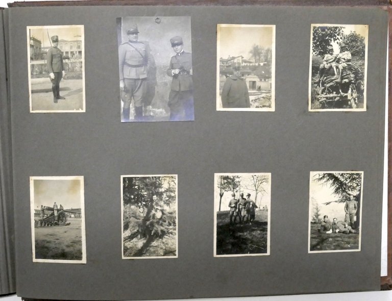 Militaria - Album fotografie Accademia Militare zona confine Jugoslavia anni …