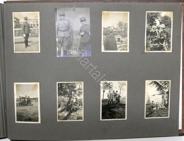 Militaria - Album fotografie Accademia Militare zona confine Jugoslavia anni …