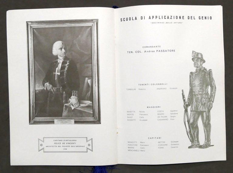 Militaria - Calendario Scuole di Applicazione d'Arma - 1962