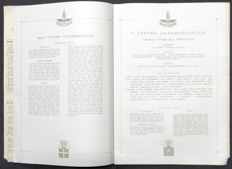 Militaria - Corpo Automobilistico 1935 - 1940 - Fervent rotae …