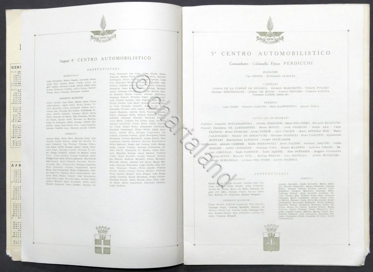 Militaria - Corpo Automobilistico 1935 - 1940 - Fervent rotae …