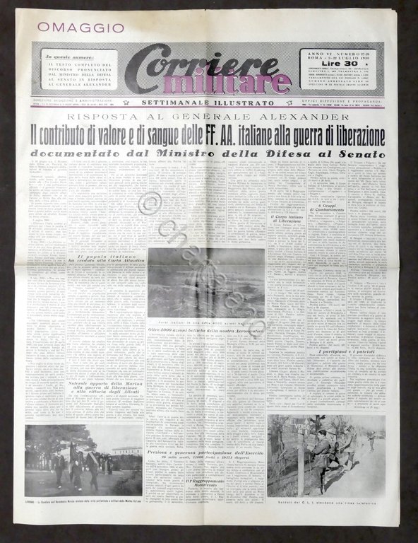 Militaria - Corriere Militare - Settimanale illustrato - N. 27-28 …