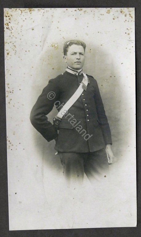 Militaria - Fotografia d'epoca - Carabiniere in uniforme - primo …