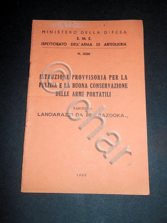 Militaria - Pulizia e conservazione Armi Portatili : Lanciarazzi da …
