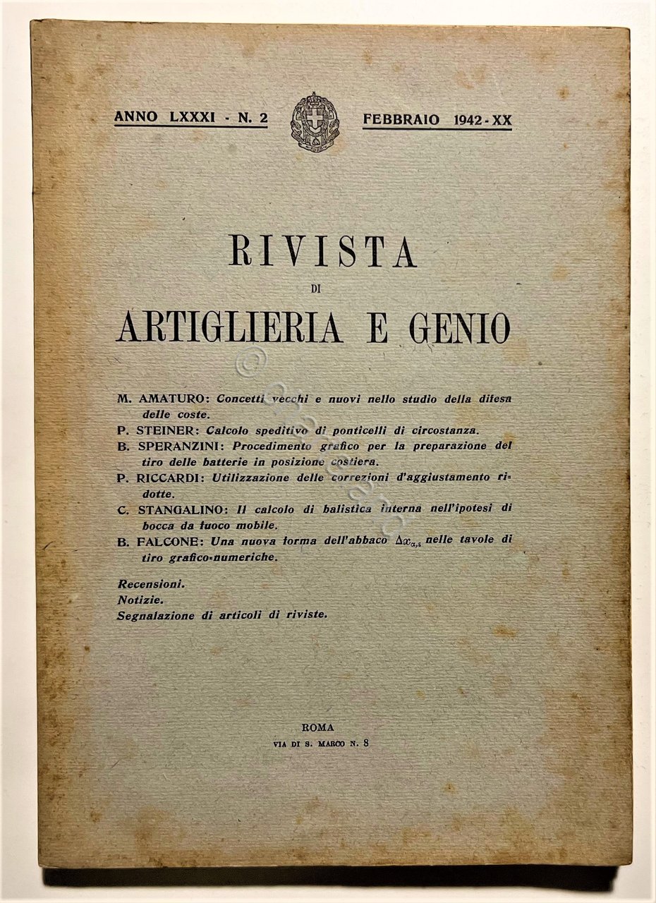 Militaria - Rivista di Artiglieria e Genio N. 2 - …