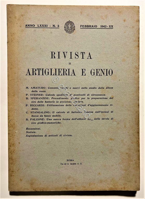 Militaria - Rivista di Artiglieria e Genio N. 2 - …