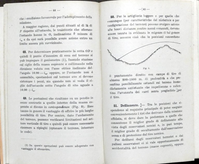 Militaria Addestramento Artiglieria vol. IV - Istruzione Tiro - Parte …