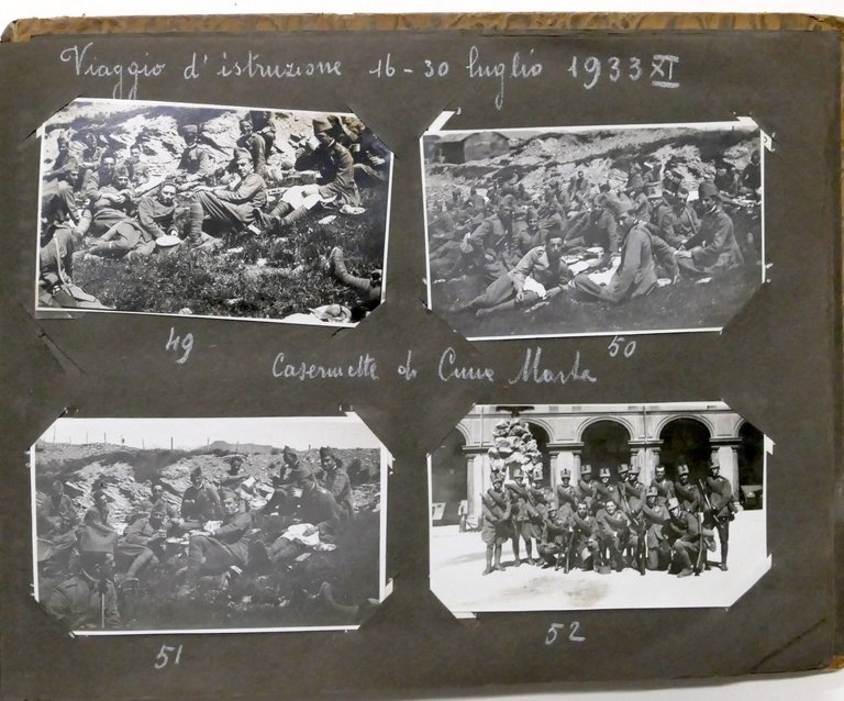 Militaria Album fotografie Campi Estivi / Invernali 81° Compagnia - … | Immagine Gallery 3