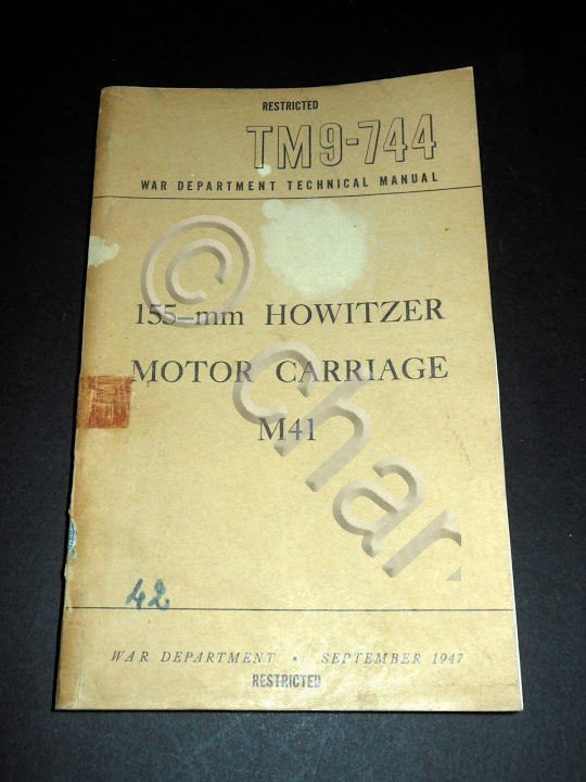Militaria Artiglieria - 155-mm Howitzer Motor Carriage M41 - 1^ed. …
