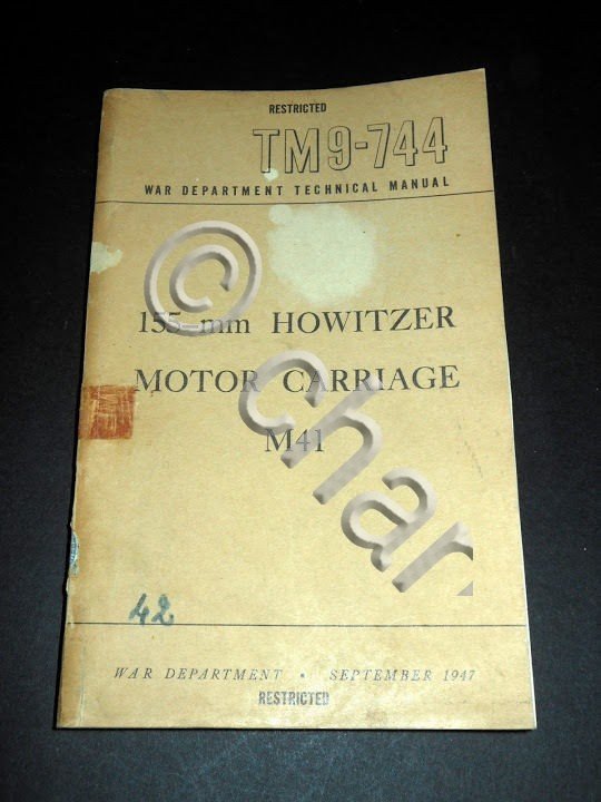 Militaria Artiglieria - 155-mm Howitzer Motor Carriage M41 - 1^ed. …