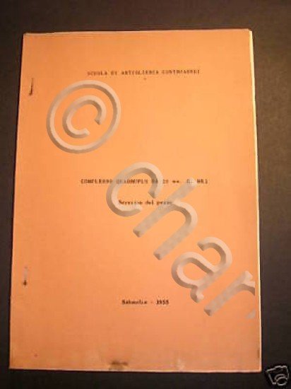 Militaria Complesso quadruplo da 20 mm MK1 1^ ed. 1955