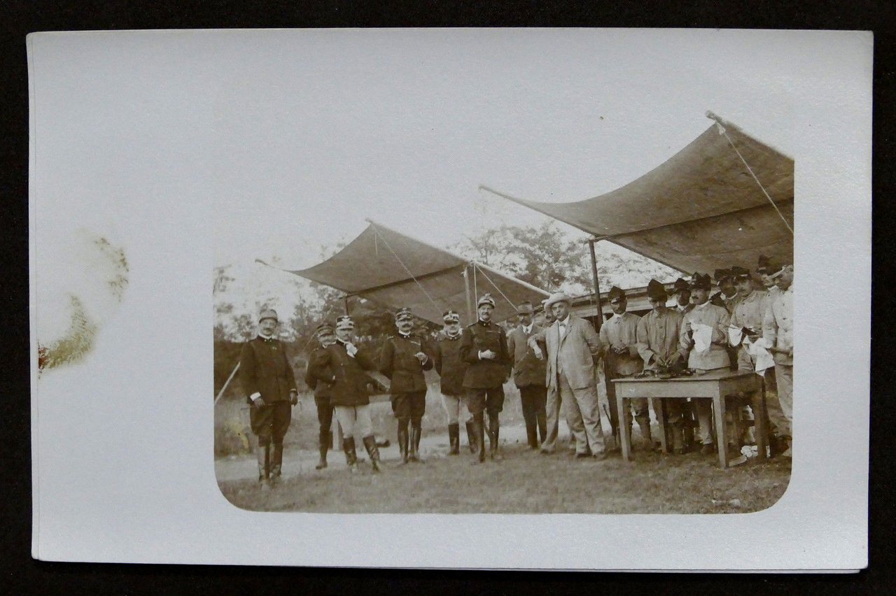 Militaria Foto d'epoca - cartolina (10) Esercito Reparto Mitraglieri - …