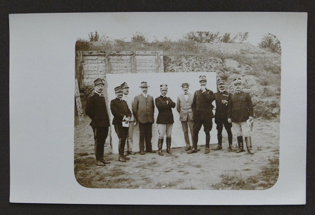 Militaria Foto d'epoca - cartolina (14) Esercito Reparto Mitraglieri - …