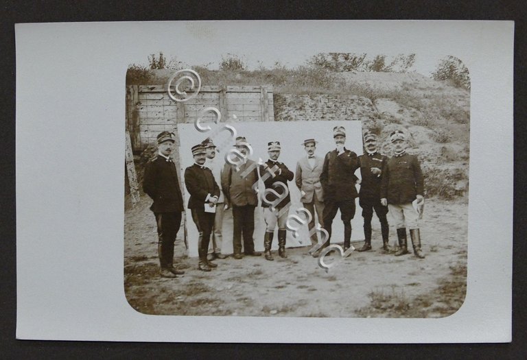 Militaria Foto d'epoca - cartolina (14) Esercito Reparto Mitraglieri - …