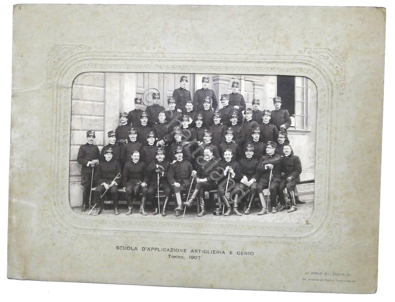 Militaria Fotografia - Scuola d'Applicazione Artiglieria e Genio - Torino …