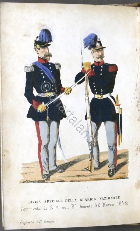 Militaria Risorgimento - E. Bellono - Codice della Guardia Nazionale … | Immagine Gallery 5