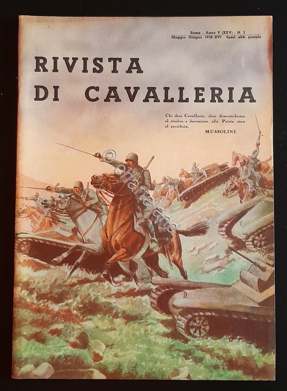 Militaria Rivista Di Cavalleria - N. 3 Maggio - Giugno …