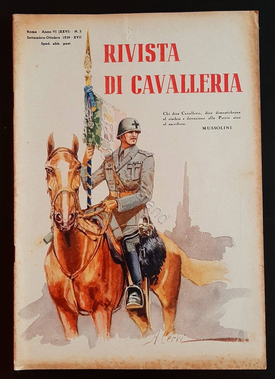 Militaria Rivista Di Cavalleria - N. 5 Settembre - Ottobre …