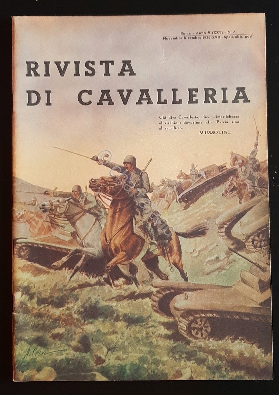 Militaria Rivista Di Cavalleria - N. 6 Novembre - Dicembre …