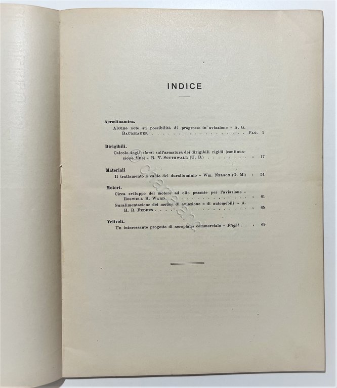 Ministero dell'Aeronautica - Notiziario Tecnico di Aeronautica N. 6 Giugno …