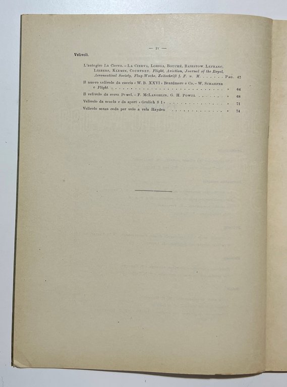 Ministero dell'Aeronautica - Notiziario Tecnico N. 2 - Febbraio 1926
