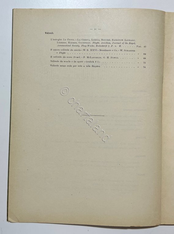 Ministero dell'Aeronautica - Notiziario Tecnico N. 2 - Febbraio 1926