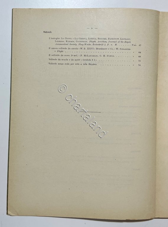 Ministero dell'Aeronautica - Notiziario Tecnico N. 2 - Febbraio 1926