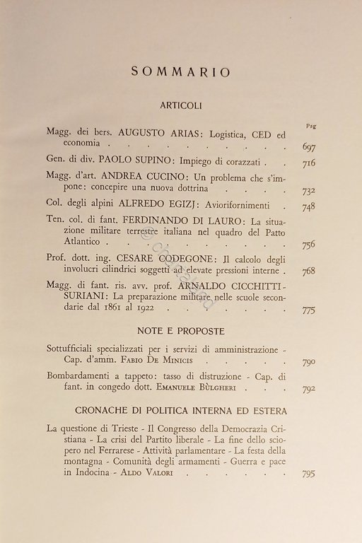 Ministero della Difesa - Esercito - Rivista Militare - Luglio-Agosto …