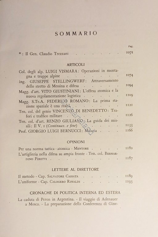 Ministero della Difesa - Esercito - Rivista Militare - Ottobre …