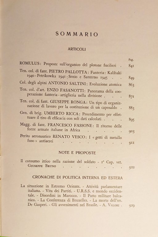 Ministero della Difesa - Esercito - Rivista Militare - Settembre …