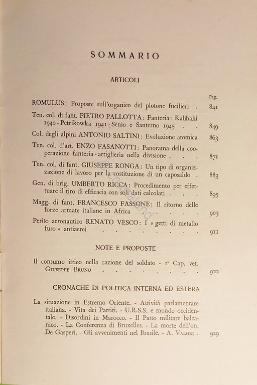Ministero della Difesa - Esercito - Rivista Militare - Settembre …