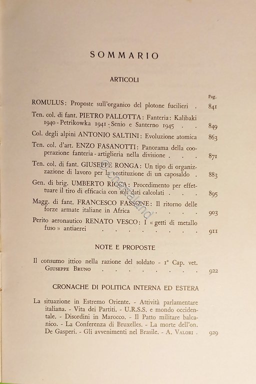Ministero della Difesa - Esercito - Rivista Militare - Settembre …