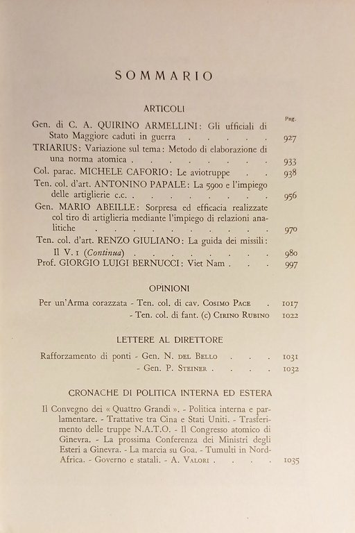 Ministero della Difesa - Esercito - Rivista Militare - Settembre …