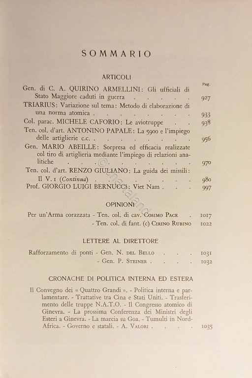 Ministero della Difesa - Esercito - Rivista Militare - Settembre …