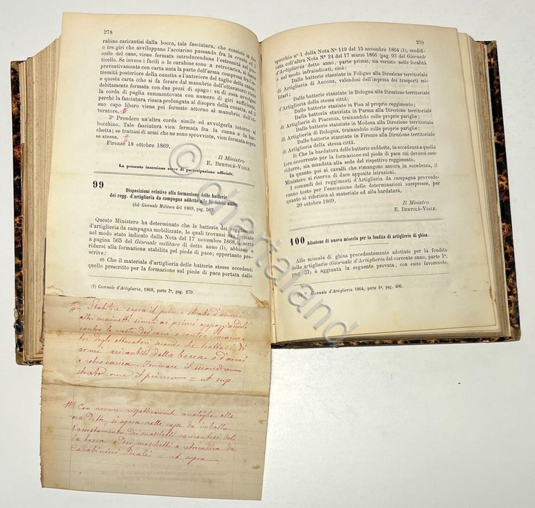 Ministero della Guerra - Giornale di Artiglieria e Genio - …