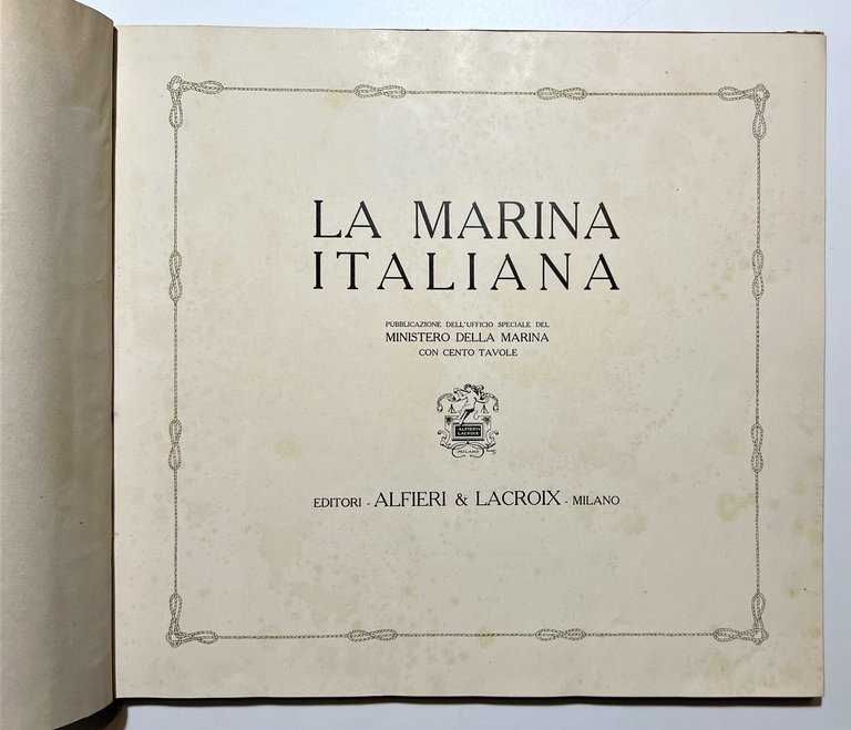 Ministero della Marina - La Marina Italiana - ed. 1918 | Immagine Gallery 3
