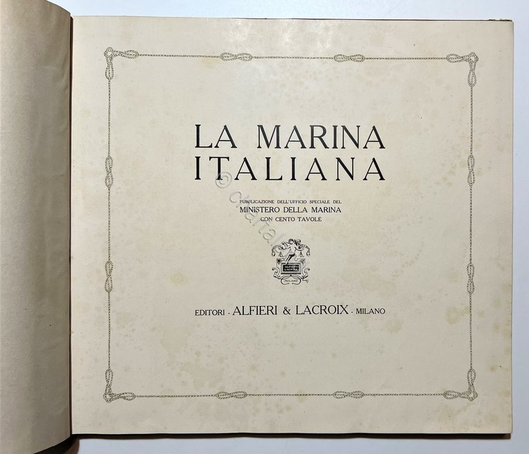 Ministero della Marina - La Marina Italiana - ed. 1918 | Immagine Gallery 5