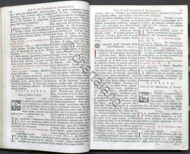 Missale Romanum ex Decreto Sacrosancti Concilii Tridentini restitutum - 1766