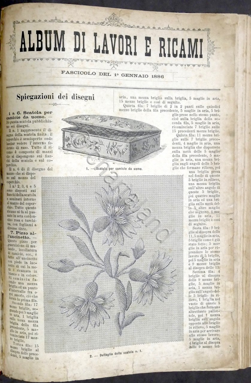 Moda - Album di Lavori e Ricami - Anno Completo …